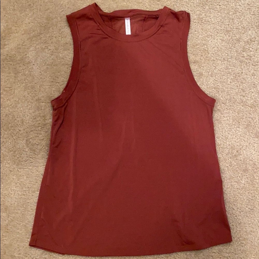 Fabletics mesh monet B Back Tie Back Tank M